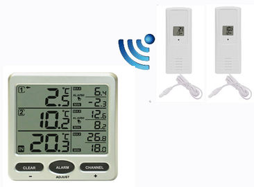 Wireless 8 Channel Freezer / Kulkas Thermometer dengan Probe