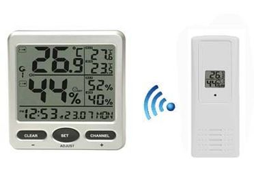 Nirkabel di / outdoor Jam Thermo-hygrometer