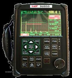 Kecepatan tinggi USG Flaw Detector Automated Genggam Dengan PC Software SUD50