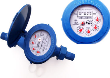 Super kering Dial plastik air meter Anti magnetik ISO 4064 kelas B