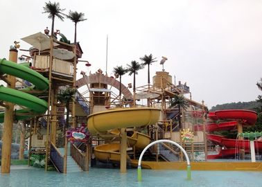 Big Water House Aqua Playground Pirate Ship Stype dengan 6 Slide Air