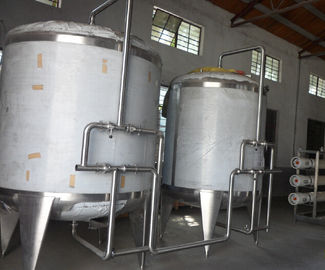 Peralatan Industri Pengolahan Air Murni Air Tangki Air Stainless Steel untuk Pabrik Minuman