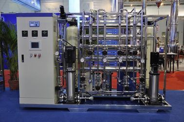 Instalasi pengolahan air RO Reverse Osmosis Dengan Meter Konduktif Listrik