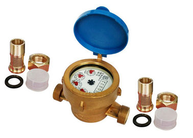 Wet-Dial Single Jet Water Meter, ISO 4064 Kelas B Meter Air Rumah LXSC