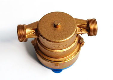 Wet-Dial Single Jet Water Meter, ISO 4064 Kelas B Meter Air Rumah LXSC